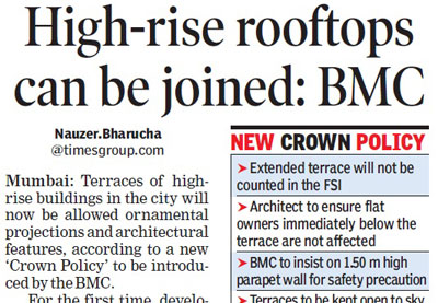 Runwal | High rise Rooftops can be joined: BMC